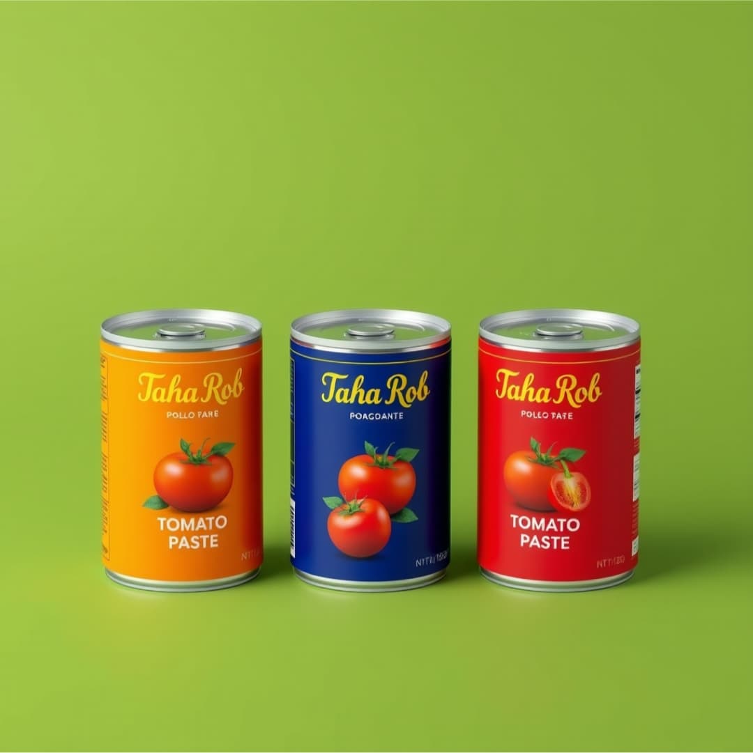 رب گوجه قوطی کوچک تازه و خوش رنگ